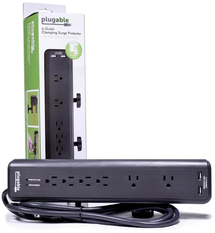 Plugable Technologies PS6-USB2DC surge protector – slika 4