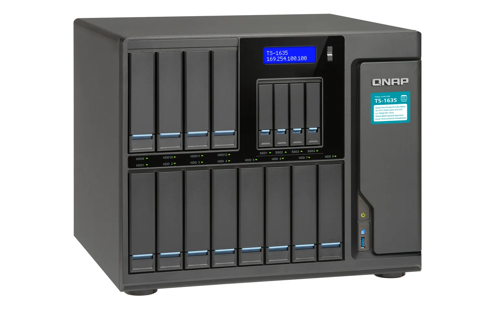 QNAP TS-1635-8G 16BAY 96TB IRONWOLF TS-1635-8G 16X 6TB ST6000VN0041 – slika 7