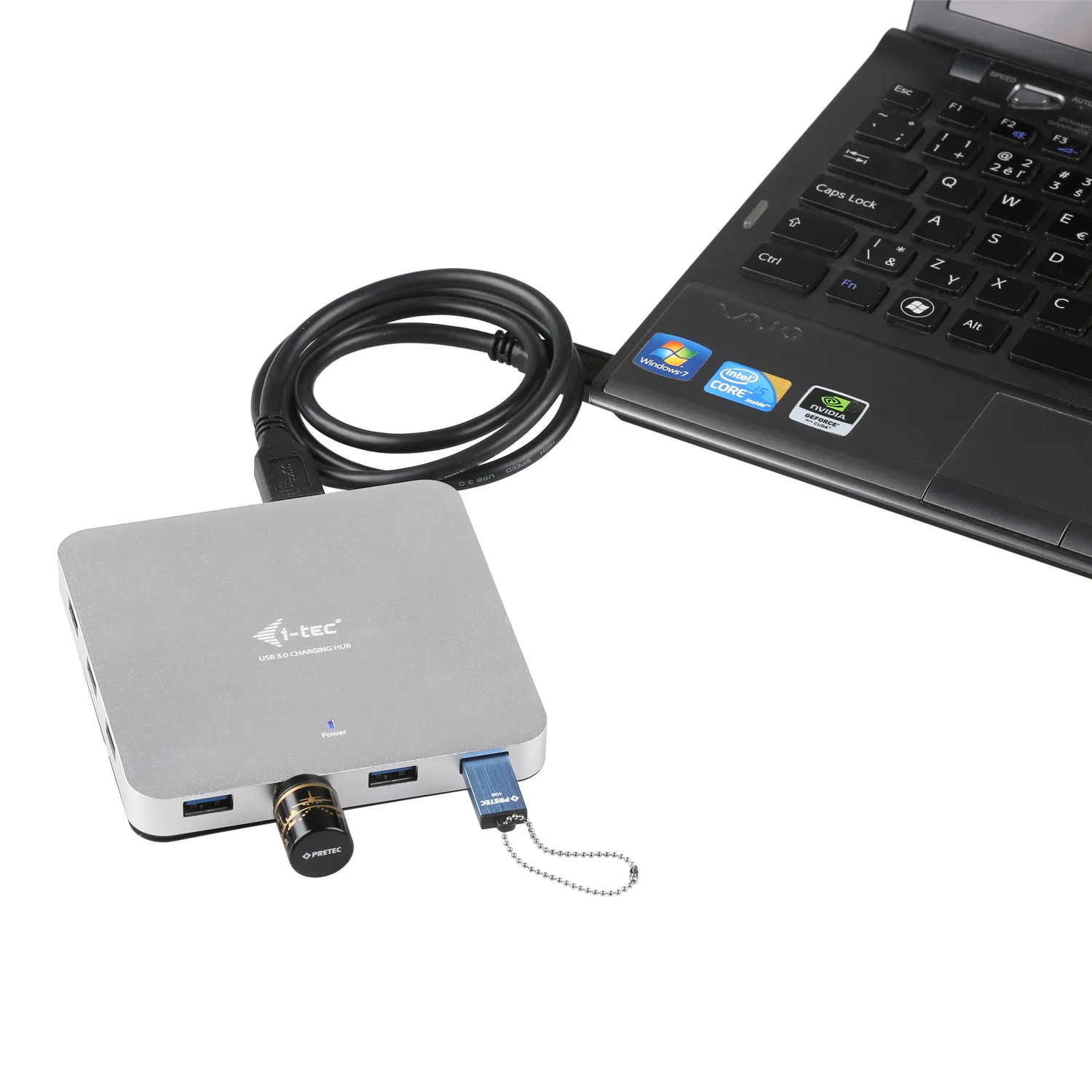 i-tec U3HUBMETAL10UK interface hub – slika 6