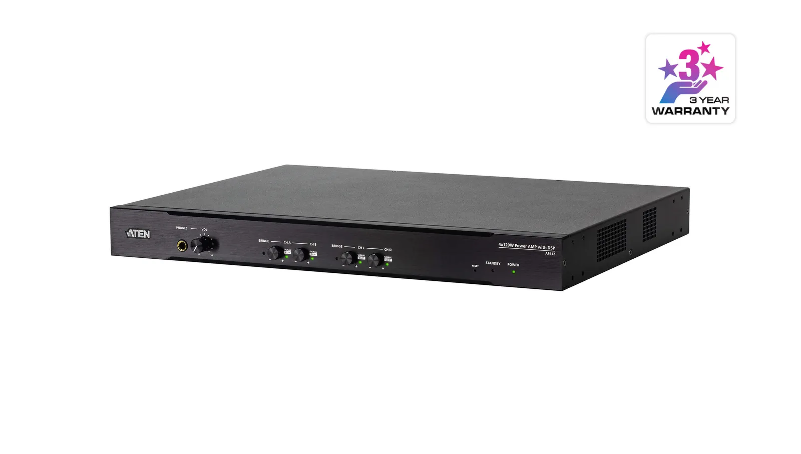 ATEN AP412-AT-G audio amplifier