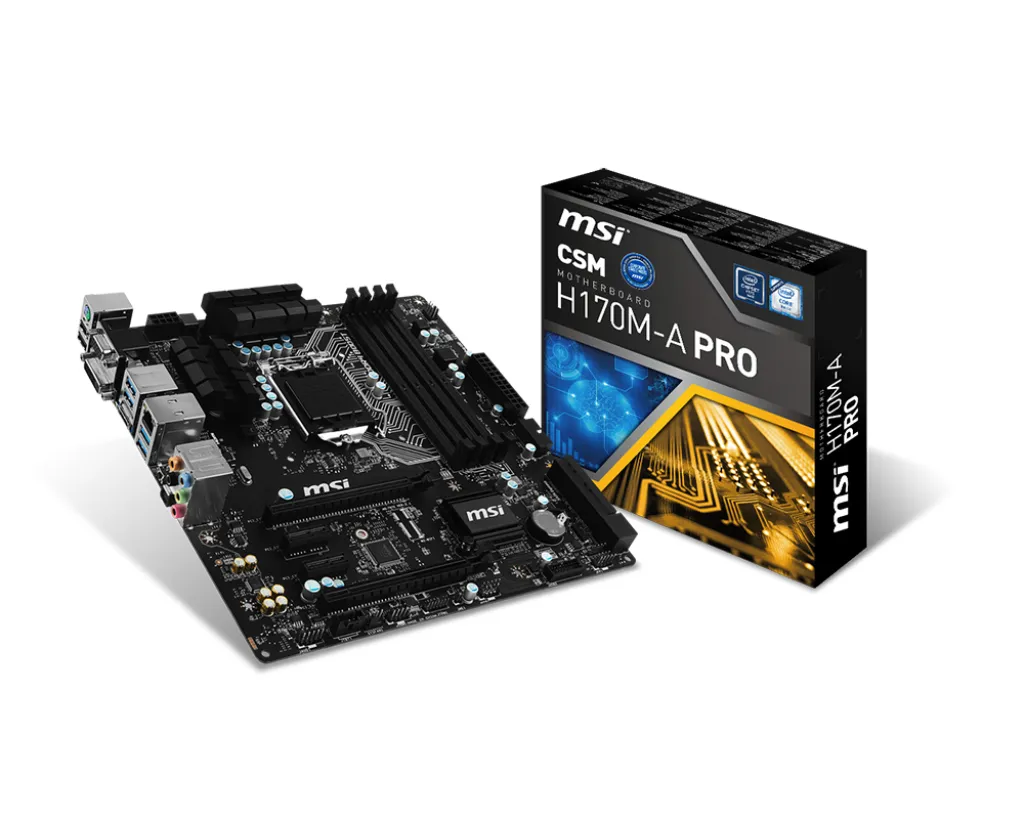MSI CSM-H170M-A PRO Motherboard