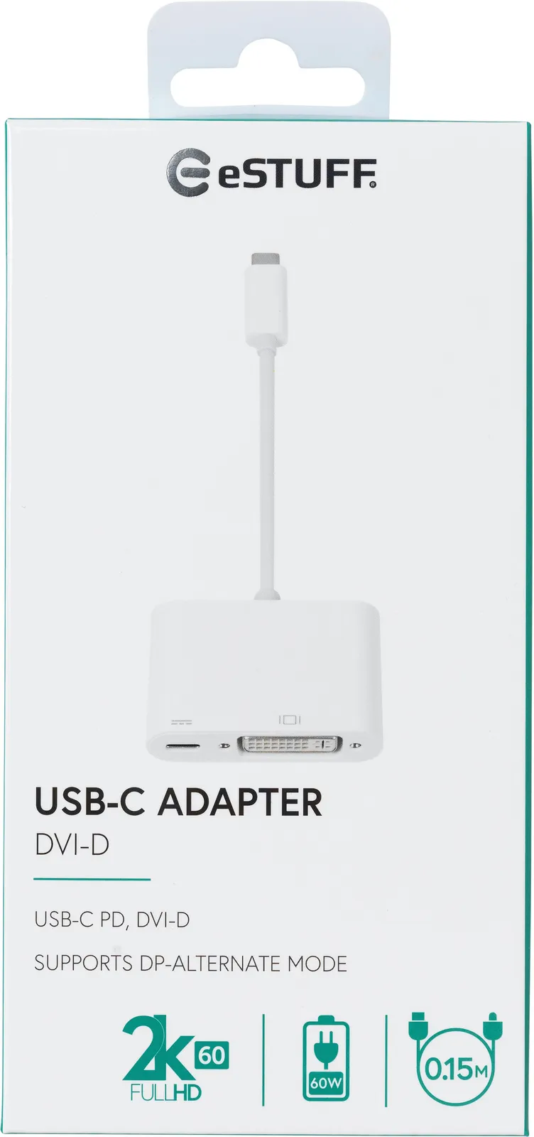 eSTUFF USB-C DVI Charging Adapter – slika 2