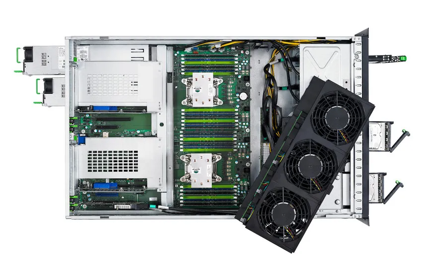 Fujitsu PRIMERGY TX2560 M1 + 8GB DDR4 server – slika 2