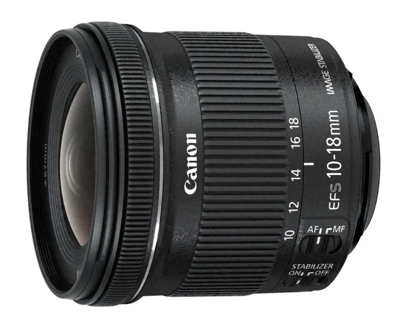 Canon EF-S 10-18mm f/4.5-5.6 IS STM + EW-73C + Lens Cloth