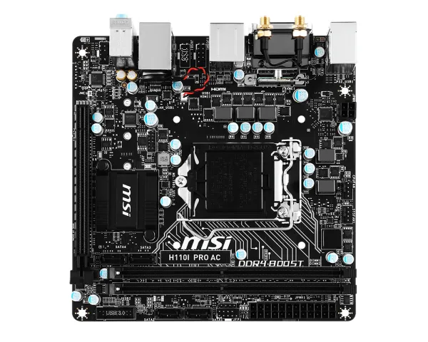 MSI H110I PRO AC motherboard – slika 3
