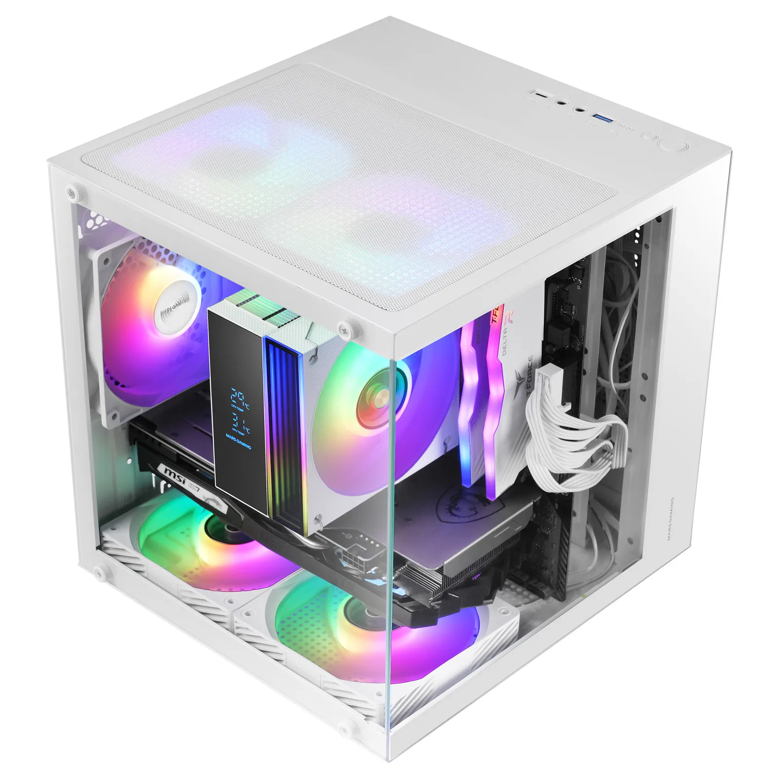 Mars Gaming MC-CUBEW computer case – slika 3