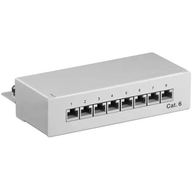Techly I-PP 08-E-C6S patch panel