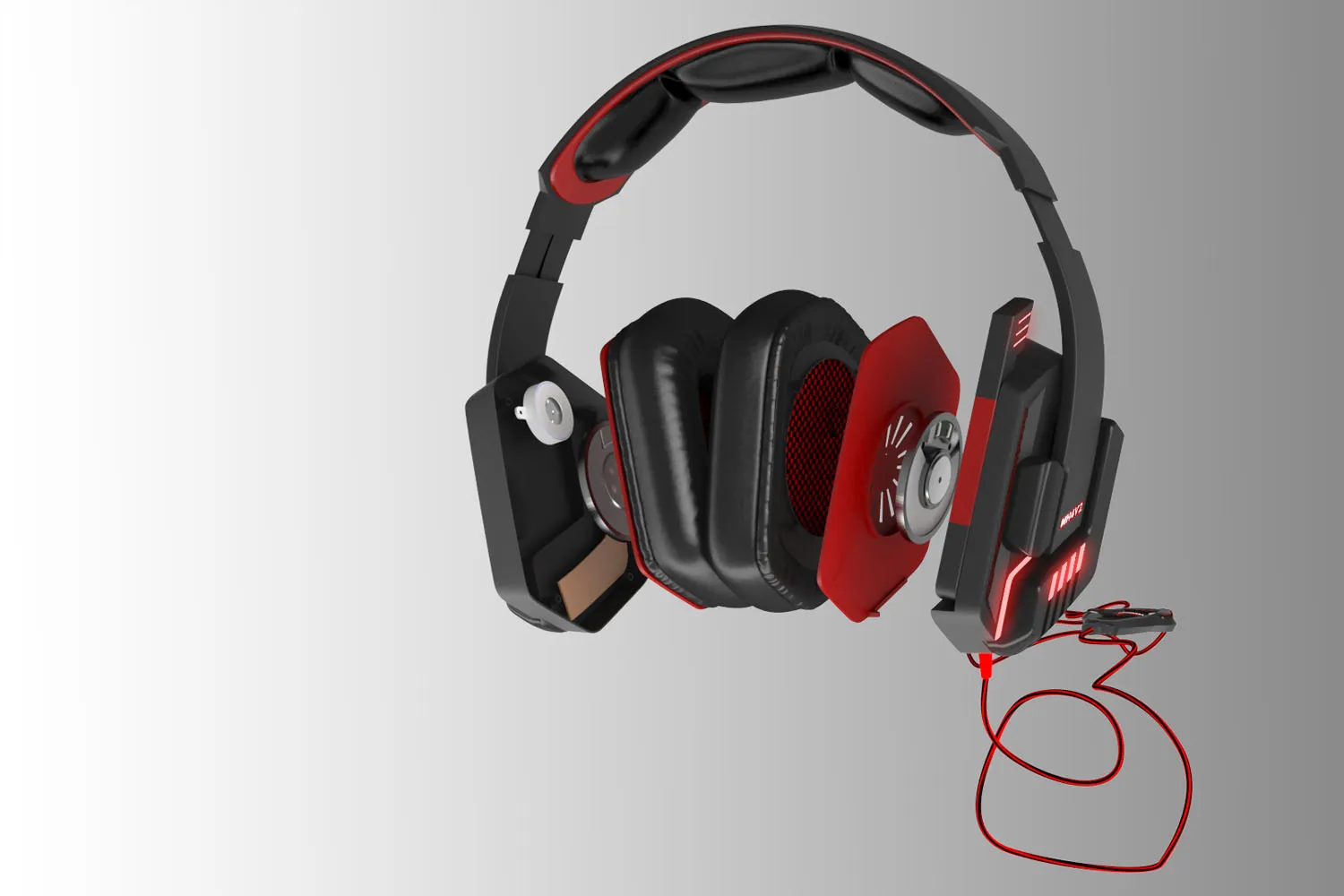 Mars Gaming MH4V2 headphones/headset – slika 5