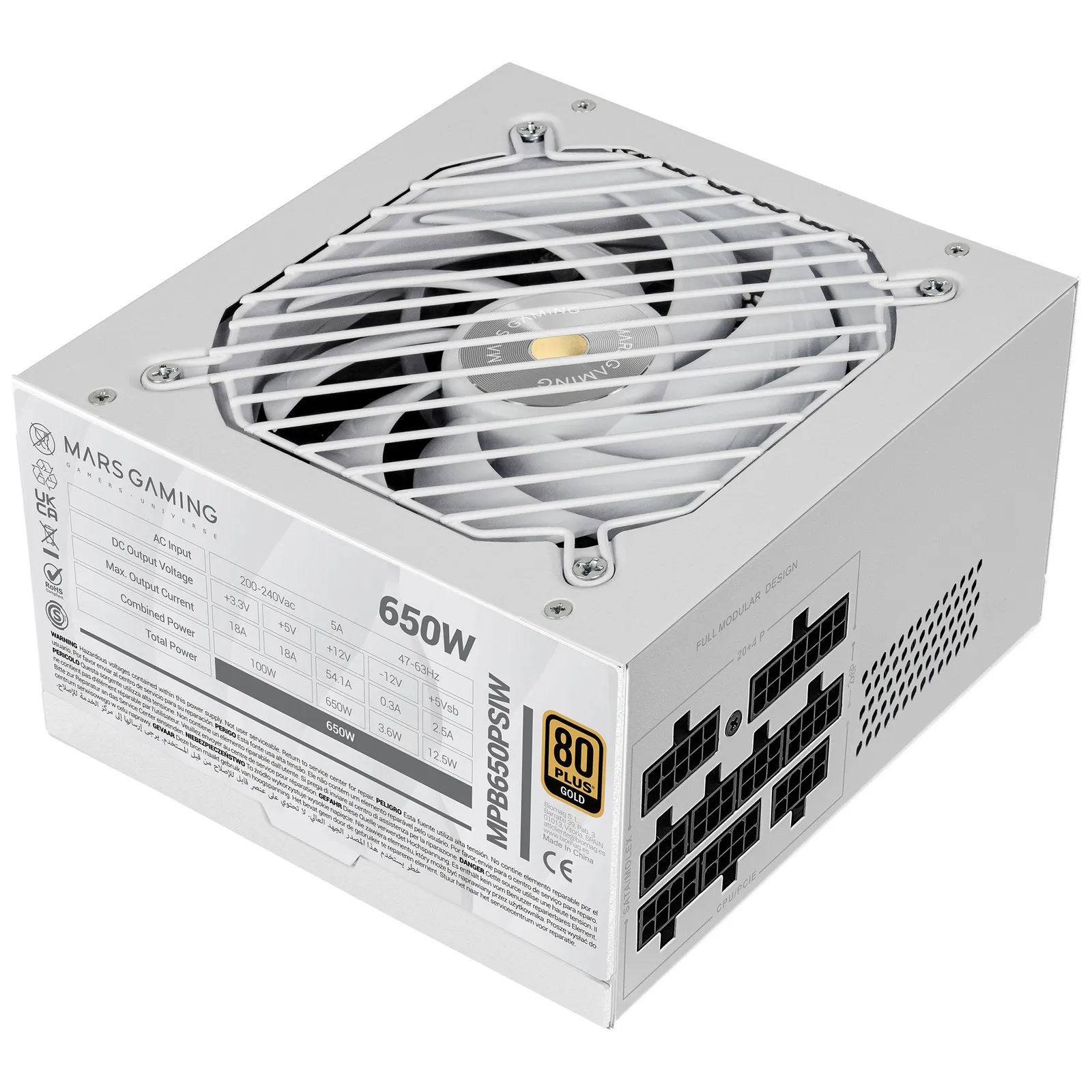 Mars Gaming MPB650PSIW power supply unit – slika 3