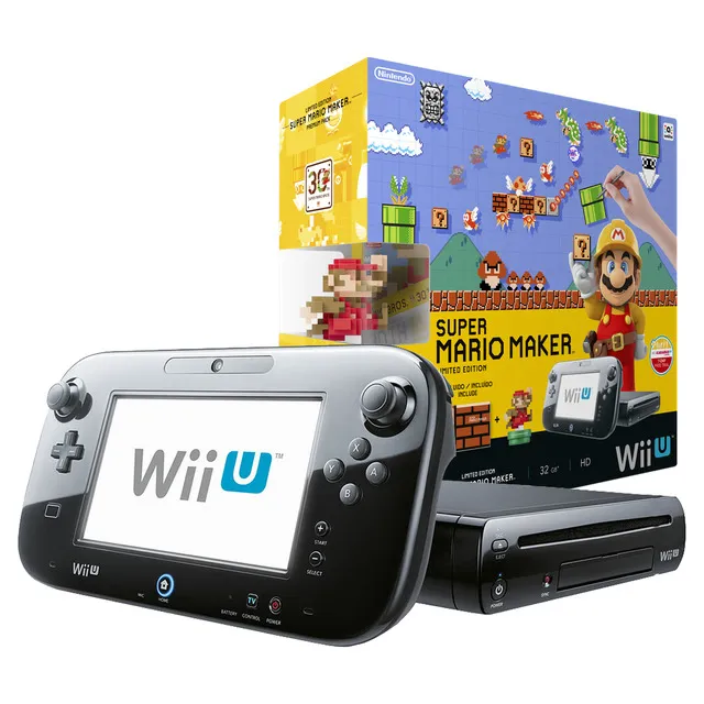 Nintendo Wii U: Premium Pack + Super Mario Maker LE