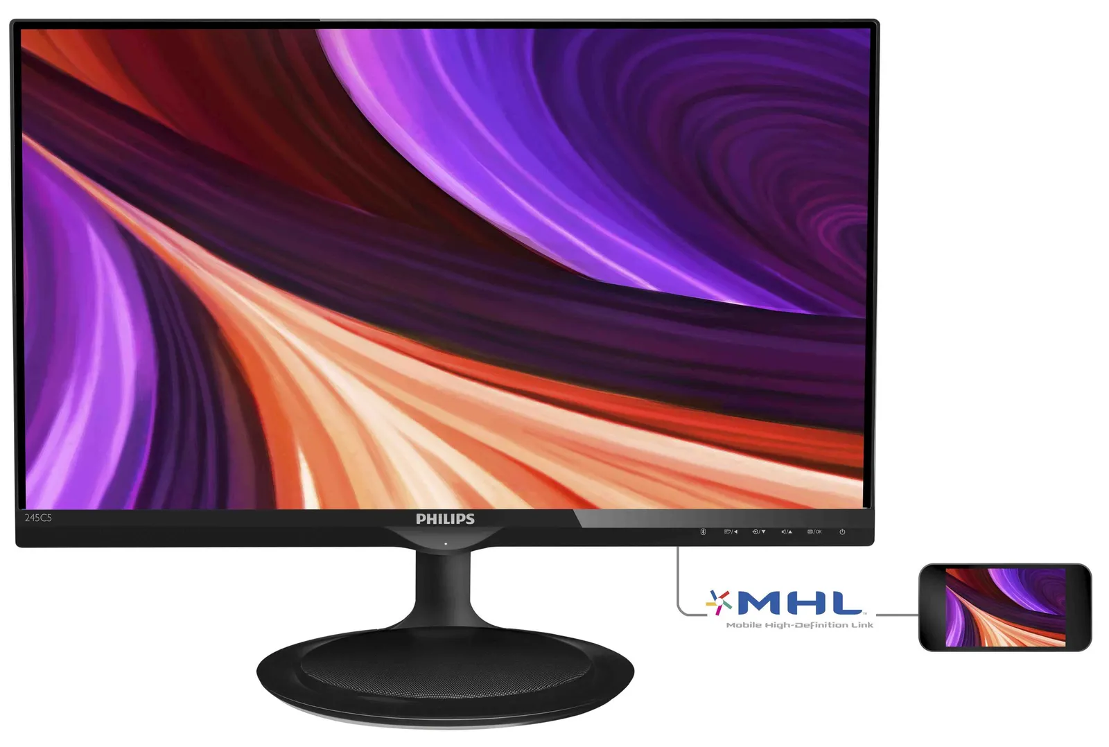 Philips Brilliance 245C5QHAB/96 computer monitor – slika 2