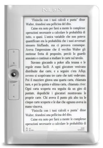 Nilox Biblyos 5.0 e-book reader – slika 2
