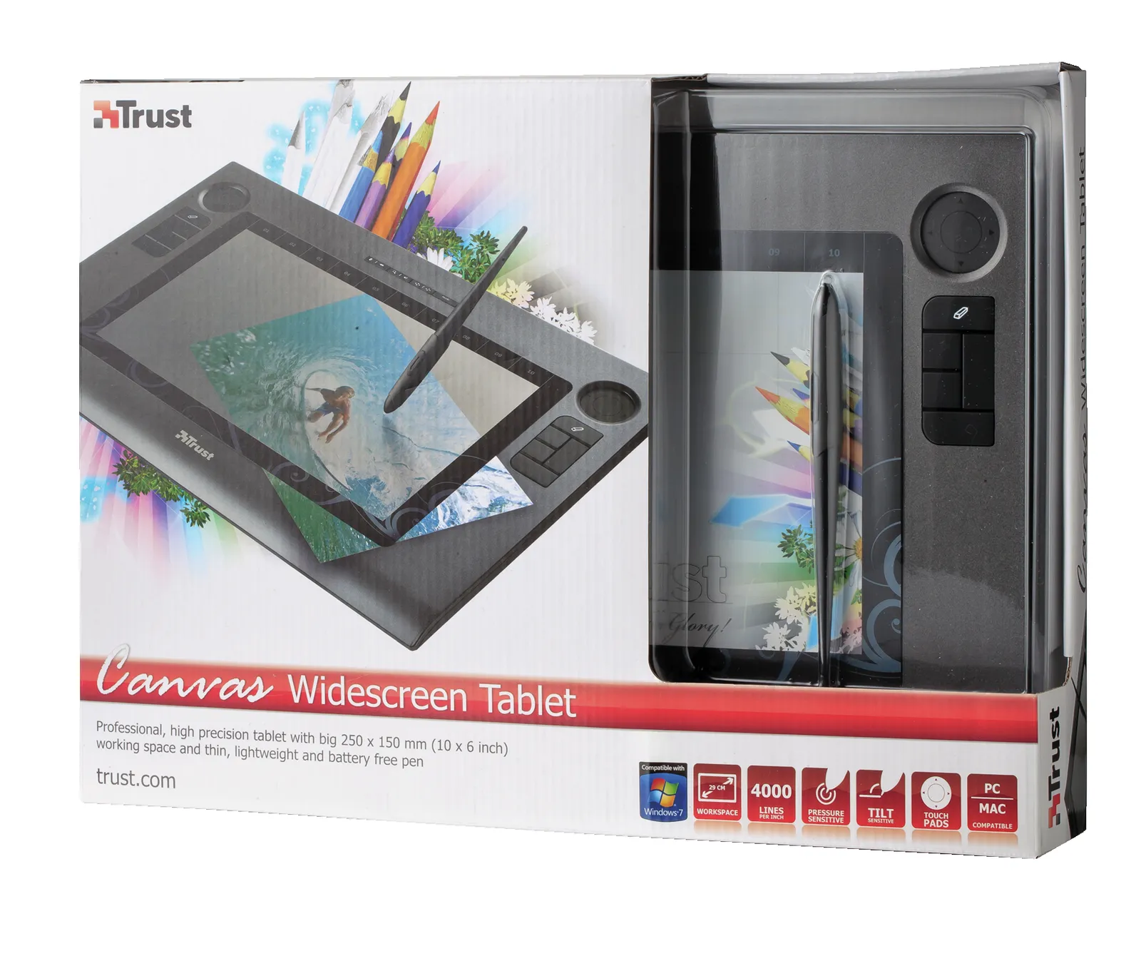Trust Canvas Widescreen graphic tablet – slika 3