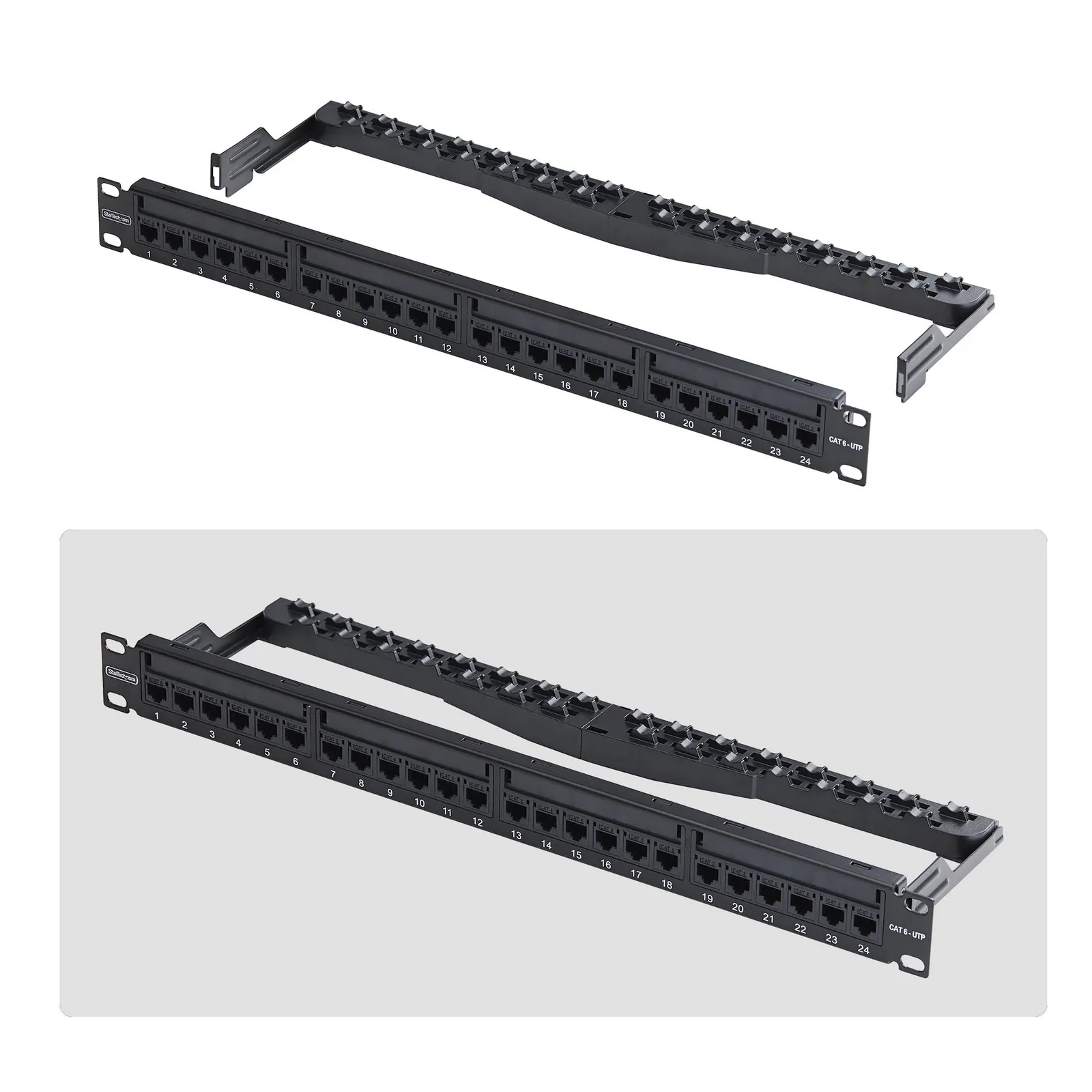 StarTech.com C6PANELUTP241UFT patch panel – slika 3