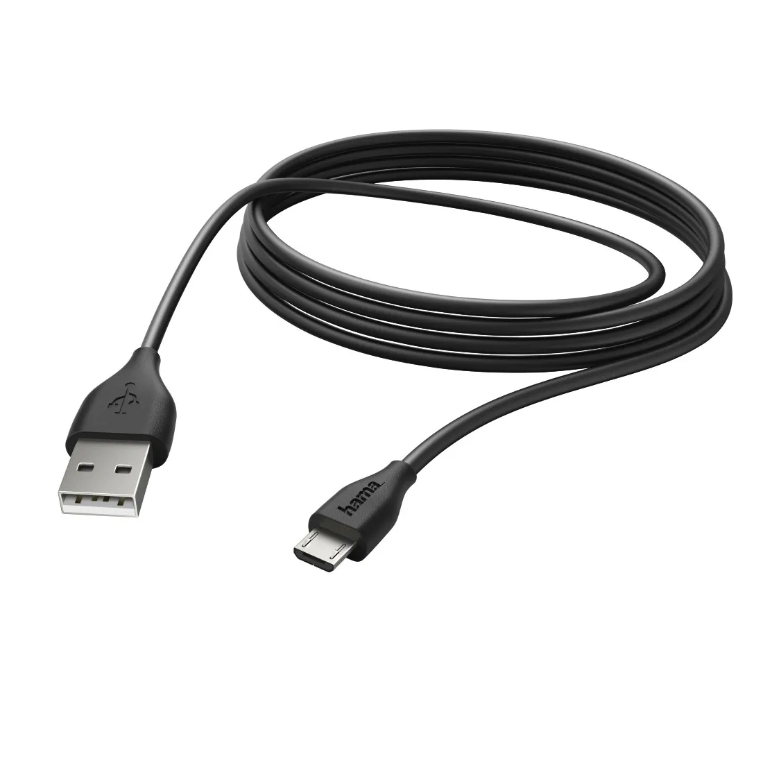 Hama 3m, USB2.0-A/USB2.0 Micro-B USB cable
