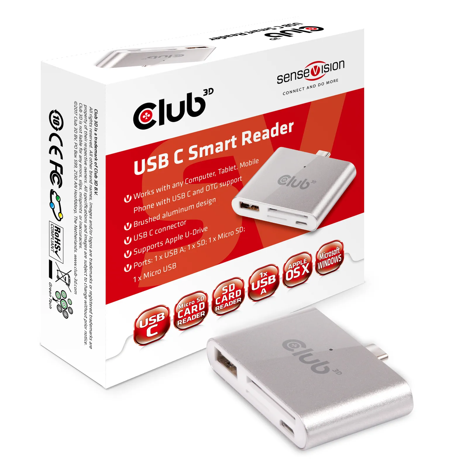 CLUB3D CSV-1590 laptop dock/port replicator
