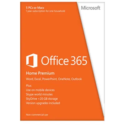 HP Microsoft Office 365 Home Premium Software
