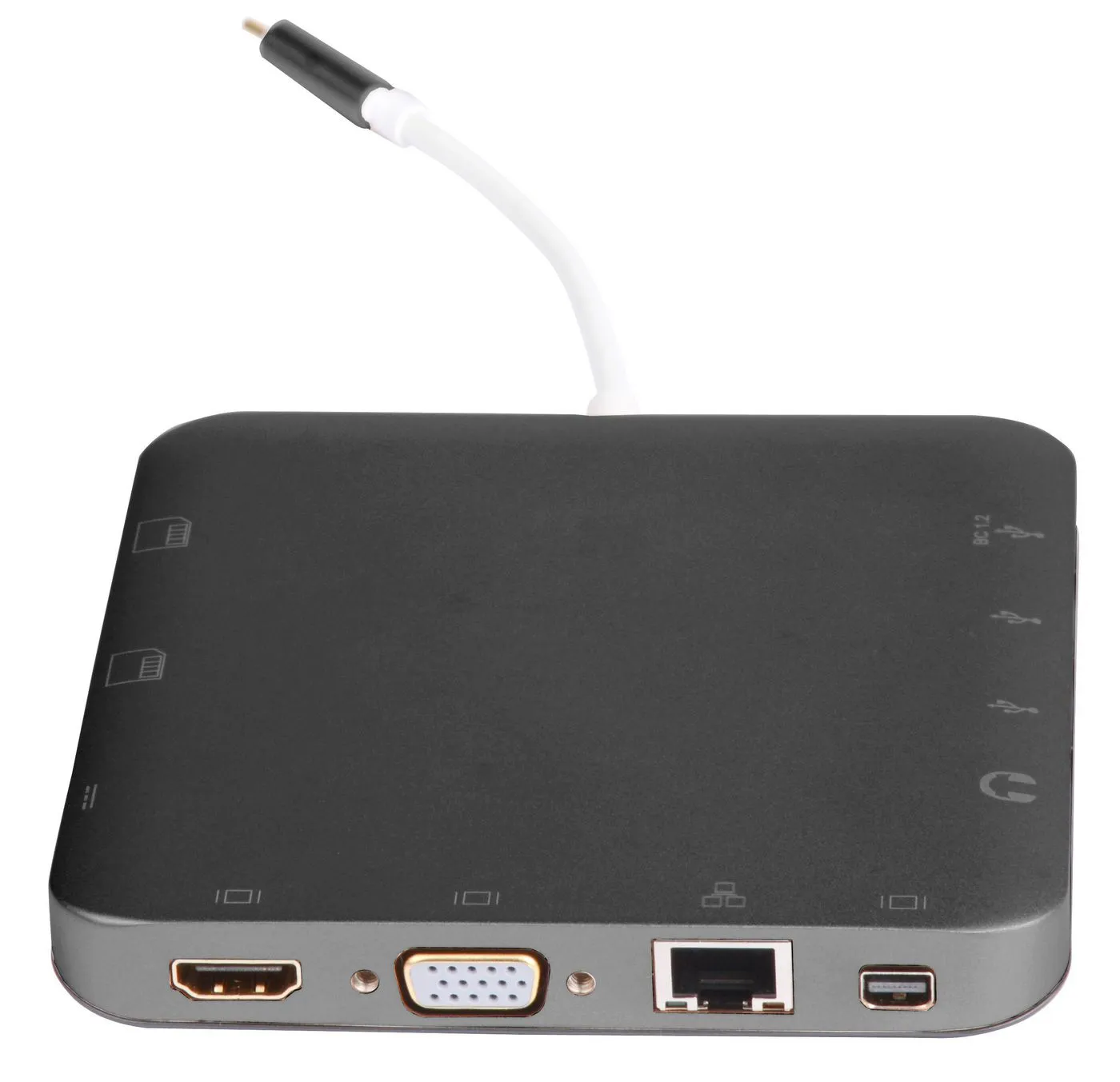 eSTUFF USB-C Docking Hub Grey