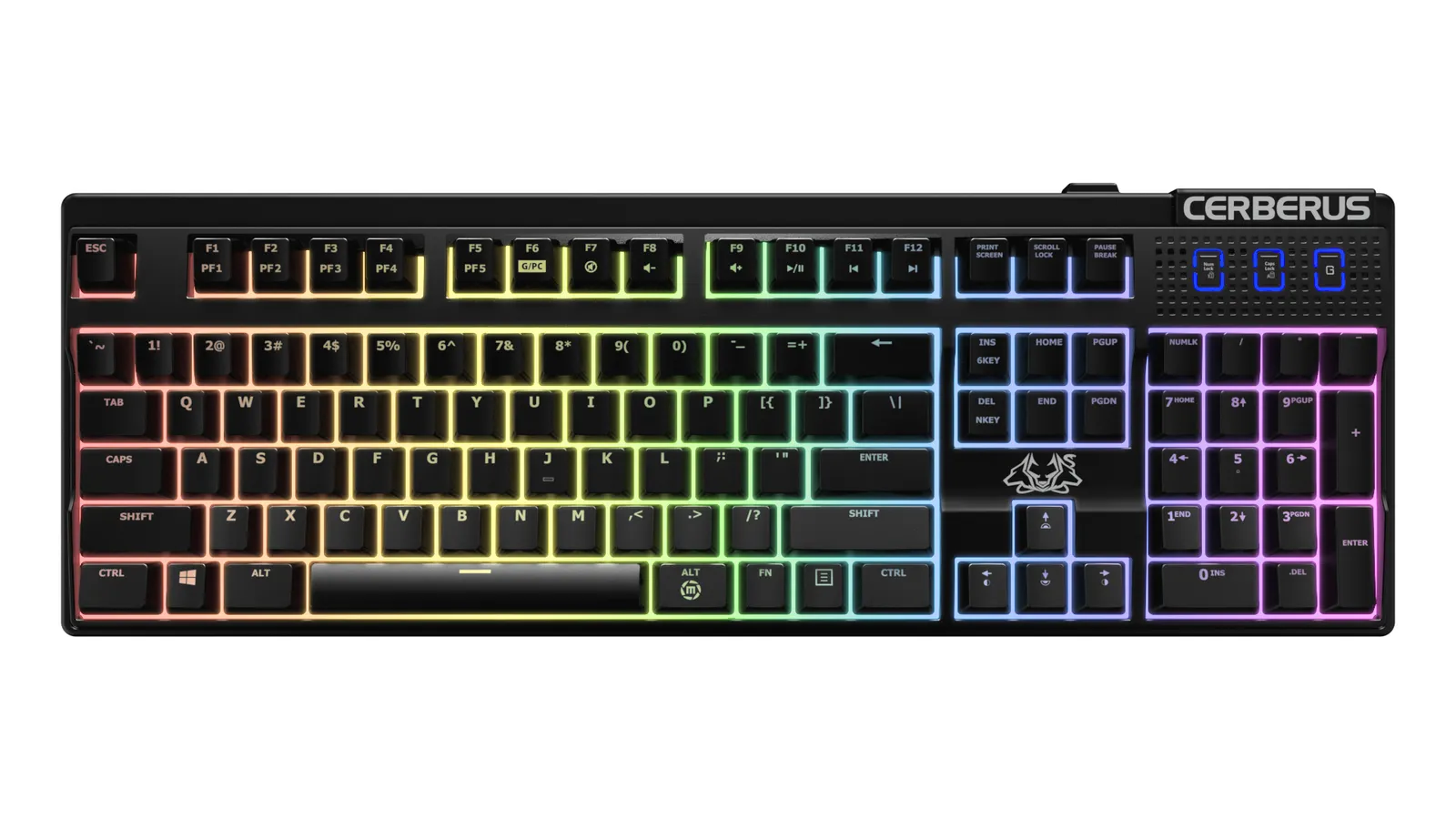 ASUS Cerberus Mech RGB Blue Switch US Black USB keyboard