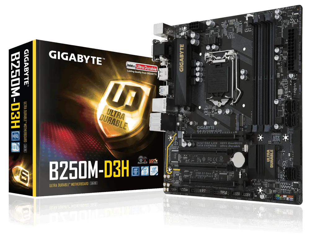 GIGABYTE GA-B250M-D3H