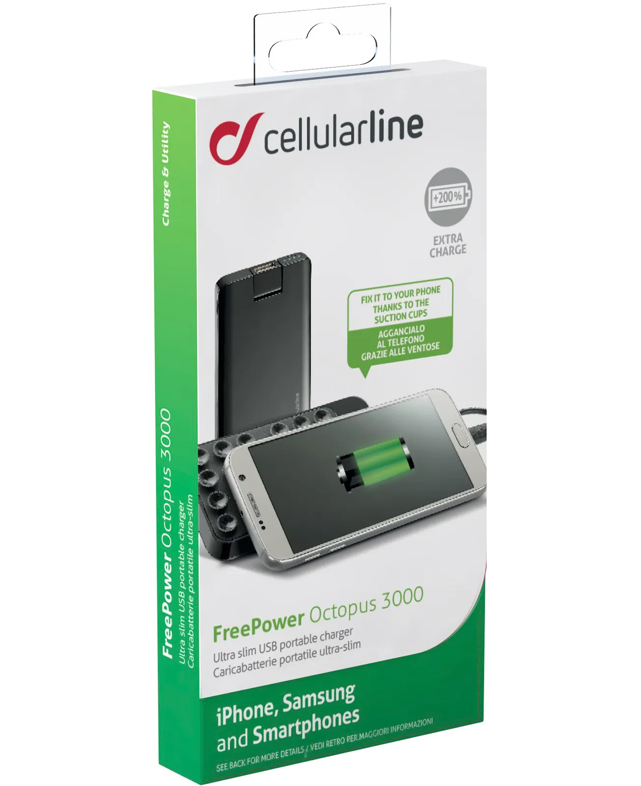 Cellularline FREEPOCTOP3000K power bank – slika 4