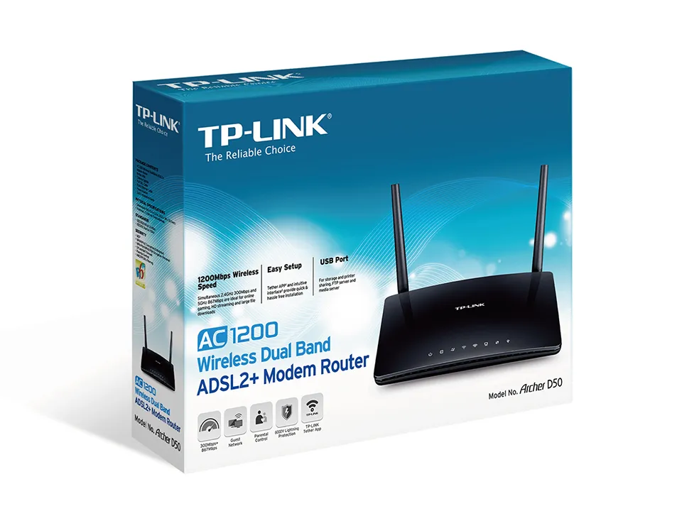 TP-Link Archer D50 wireless router – slika 4