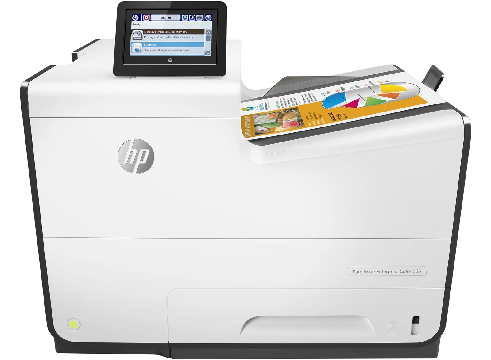 HP PageWide Enterprise Color 556dn inkjet printer