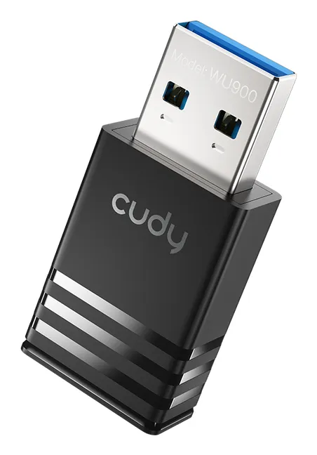 Cudy AX900 Dual-Band Wi-Fi 6 USB Adapter, WU900 1.0