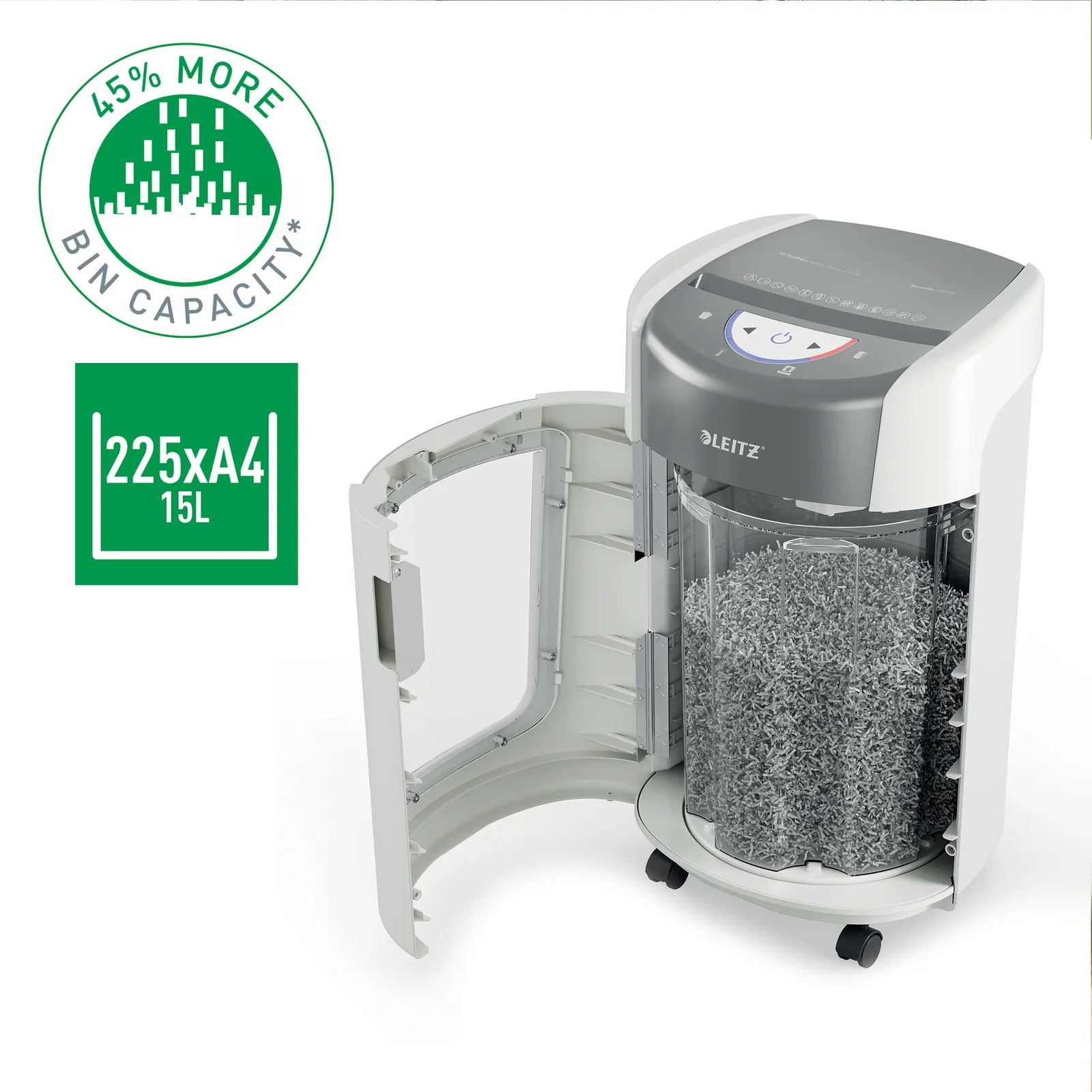Leitz IQ OptiMax Home Office 225 paper shredder – slika 4