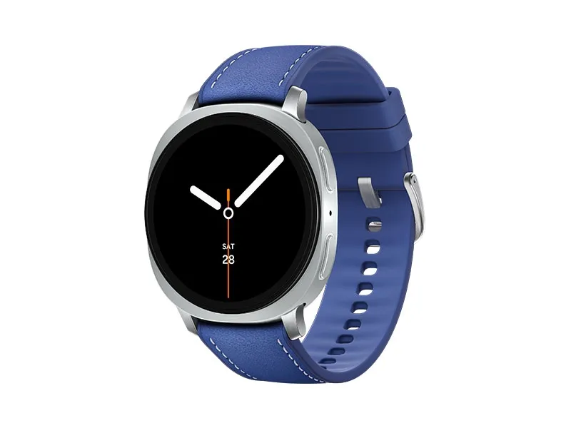 Samsung Galaxy Watch8 Galaxy Watch 8, LTE + Bluetooth, 44mm, Sport Band, White, S/M + Hybrid Band, Blue