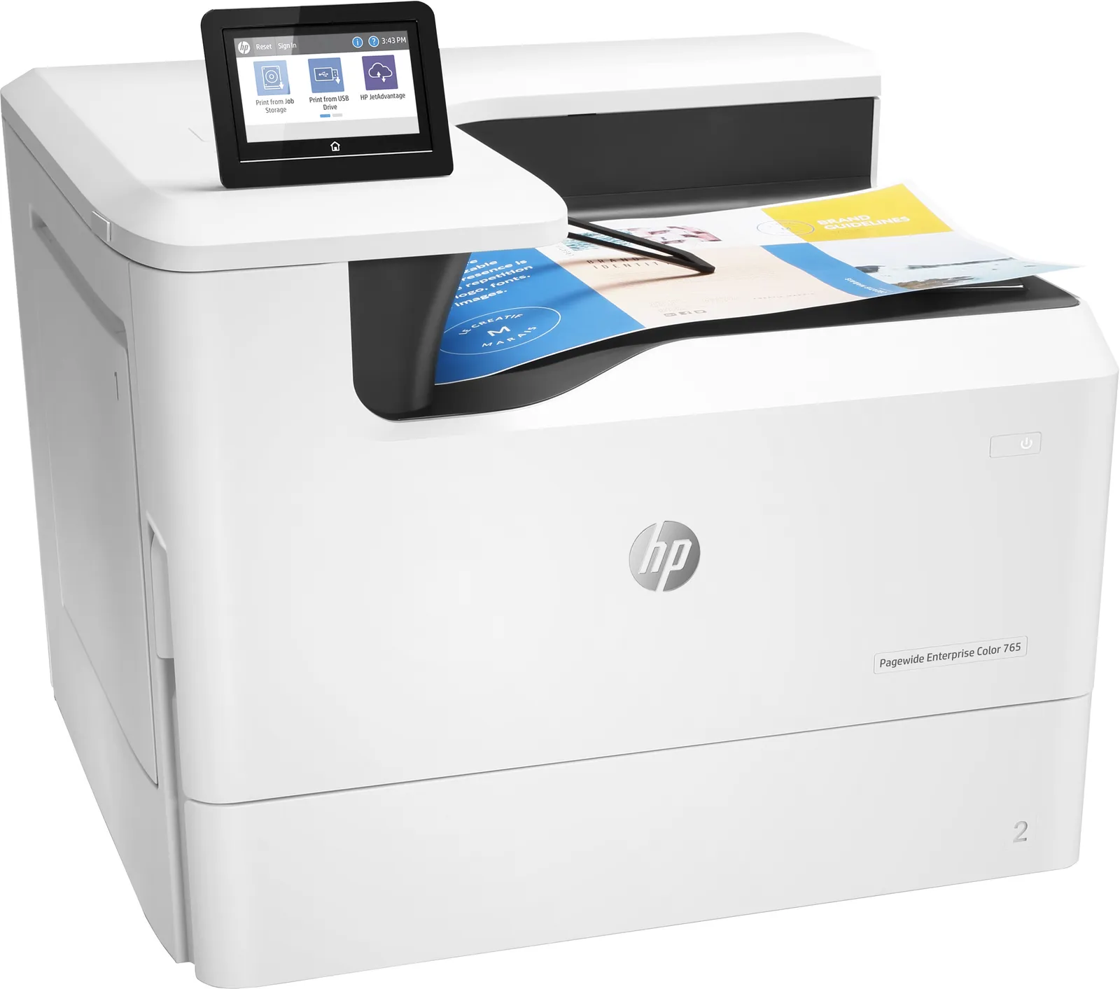 HP PageWide Enterprise Color 765dn inkjet printer – slika 3