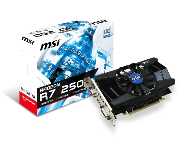 MSI R7-250-2GD3-OCV1 graphics card