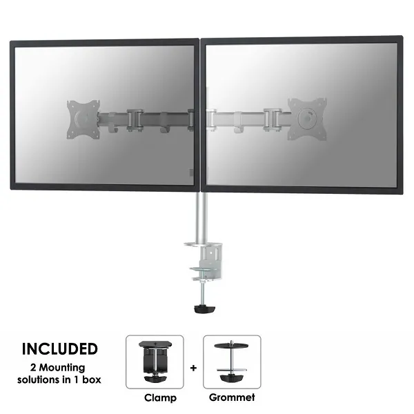 Neomounts NM-D135DSILVER (*D) monitor mount / stand