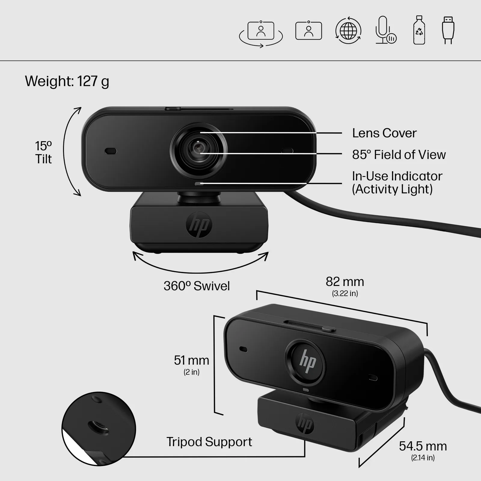 HP 435 FHD webcam – slika 8