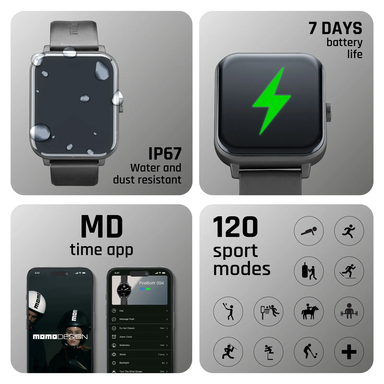 Cellularline BTMOMOWATCHSK smartwatch / sport watch – slika 7