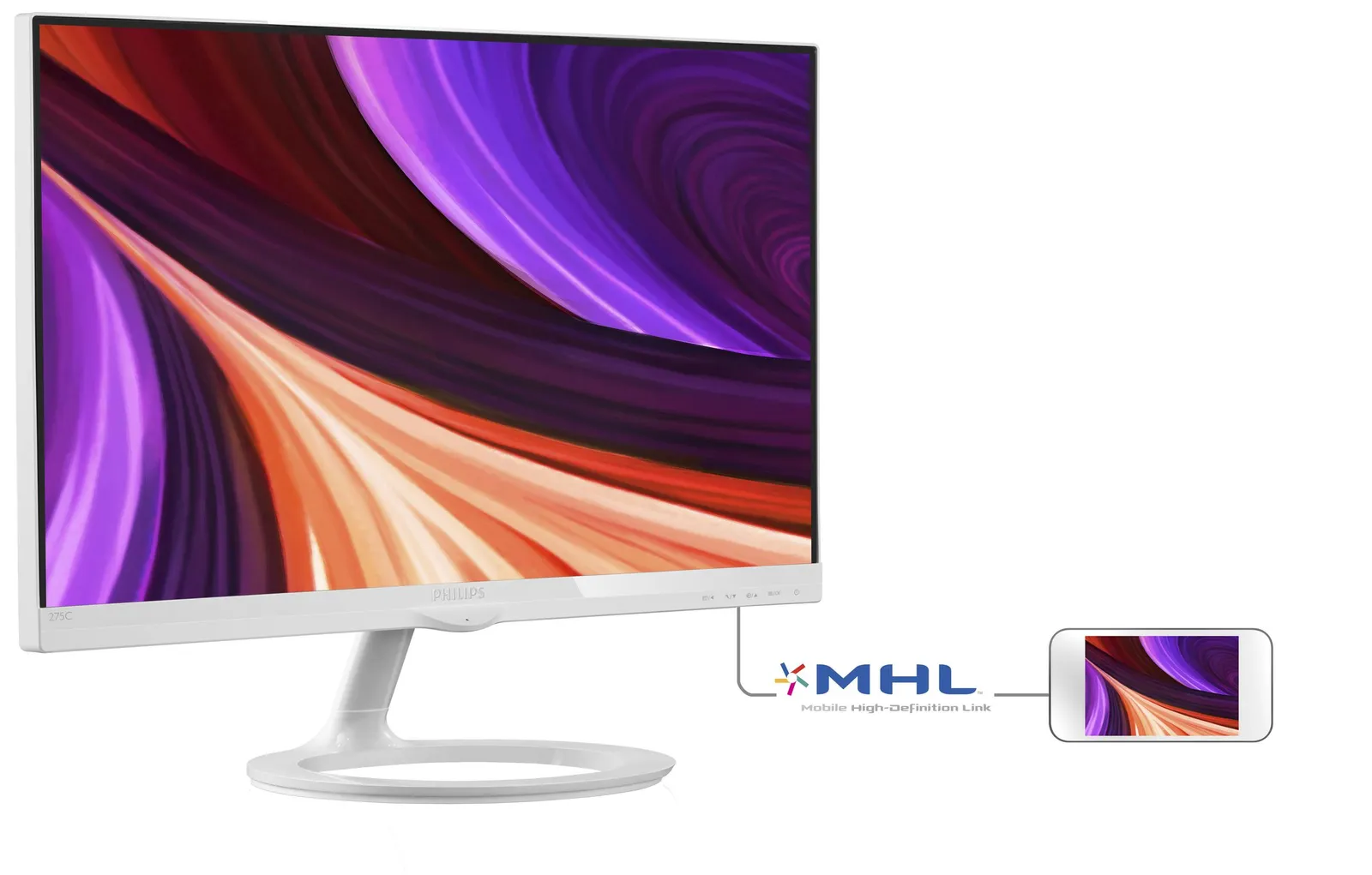 Philips Brilliance 275C5QHSW/96 computer monitor