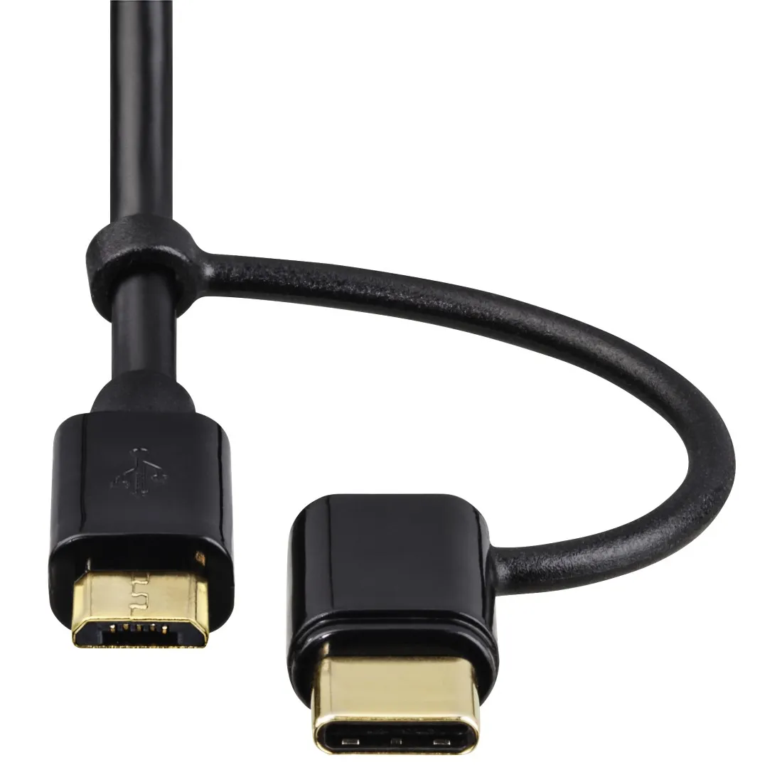 Hama 1m, USB2.0-A/USB2.0 Micro-B + USB2.0-C USB cable – slika 2