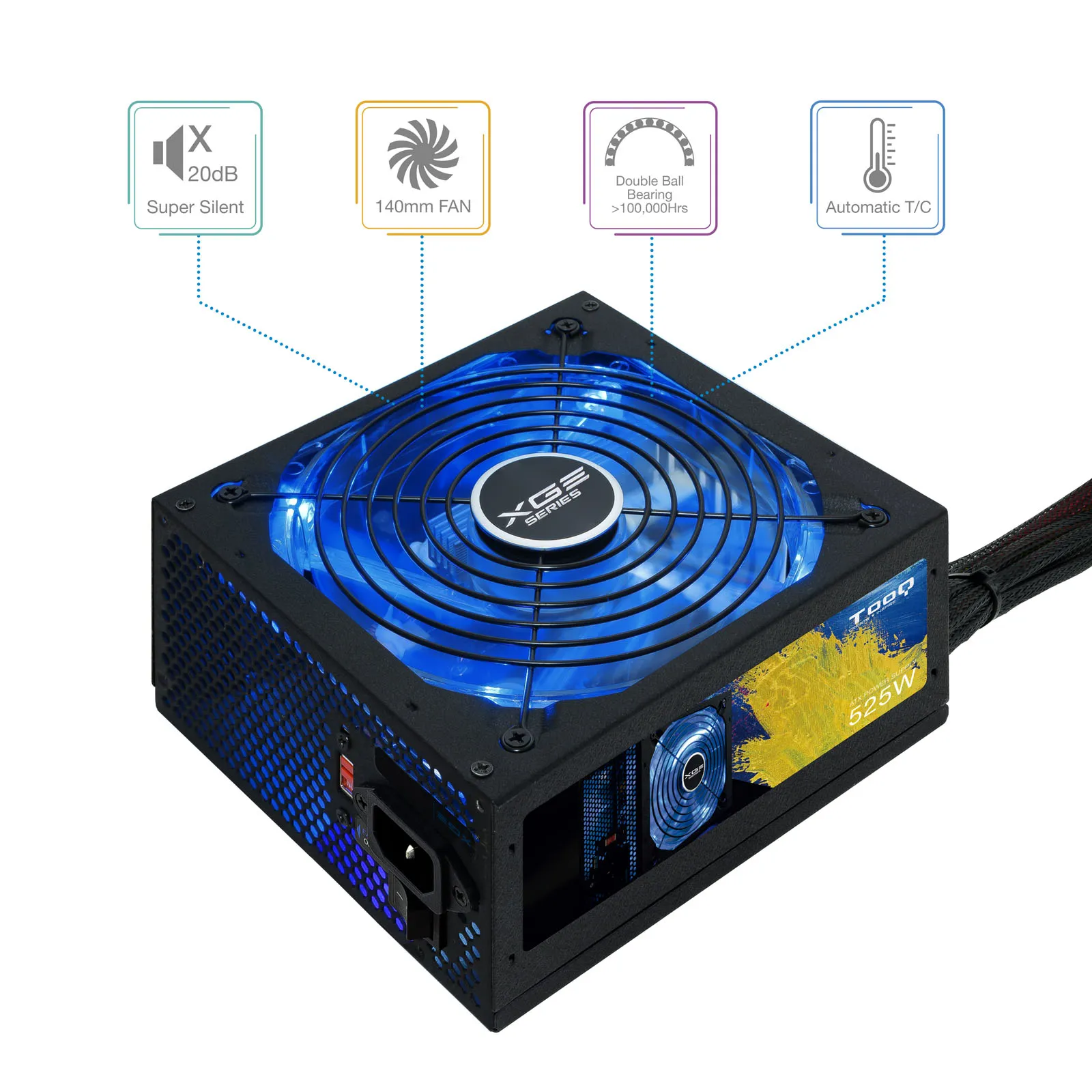 TooQ TQXGEII-525SAP power supply unit – slika 9