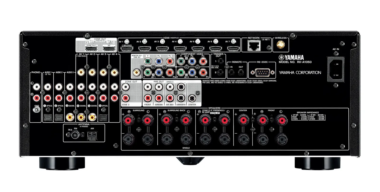 Yamaha RX-A1050 AV receiver – slika 2