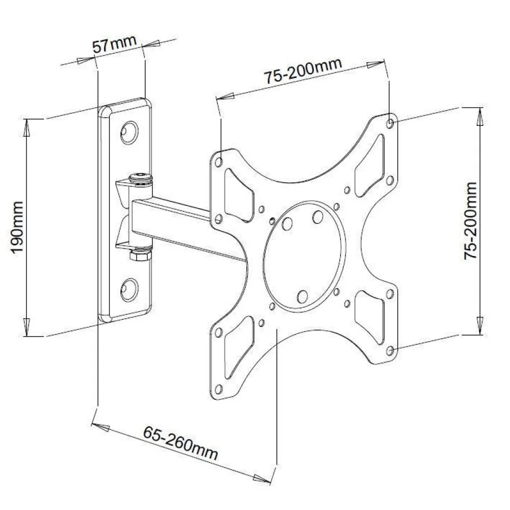Techly ICA-LCD 2901WH TV mount/stand – slika 3