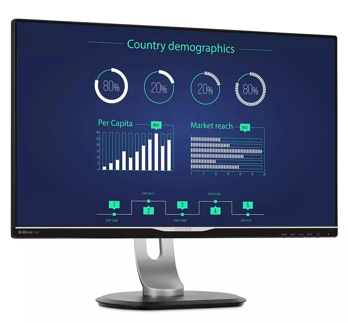 Philips Brilliance 258B6QUEB/11 computer monitor – slika 5