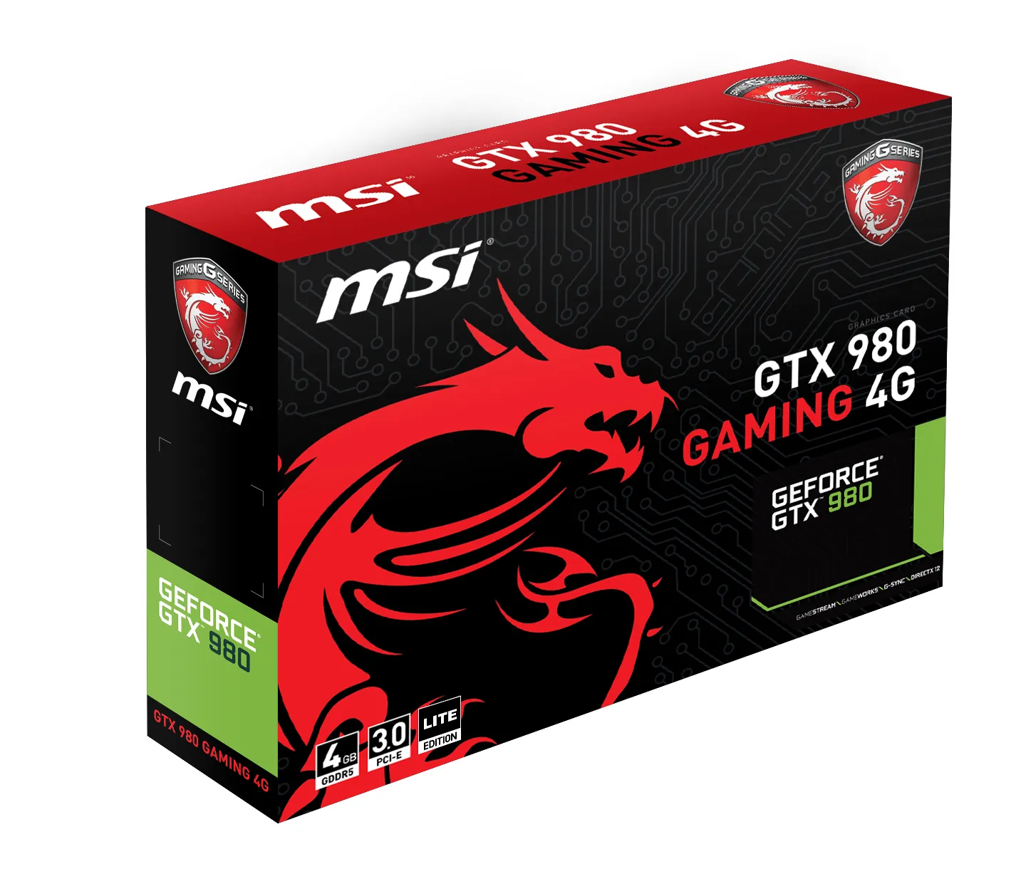 MSI GAMING GTX 980 4G LE graphics card
