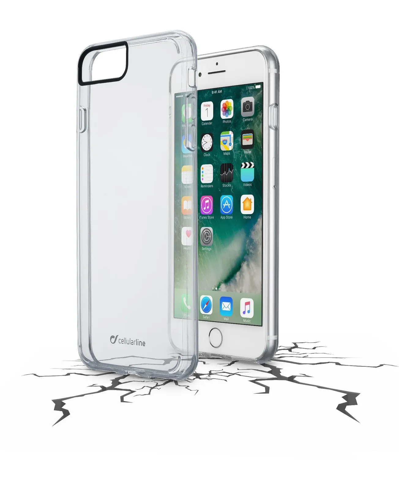 Cellularline CLEARDUOIPH755T mobile phone case